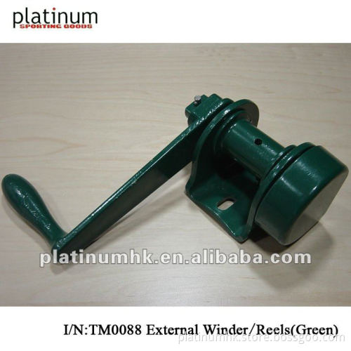 External Winder/ Tennis Post Reels /Tennis Post Crank (TM0088,Aluminum,Green)